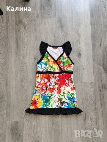 Оригинална луксозна рокля BCBGMaxAzria XS - 60% коприна 20% вълна 20% кашмир