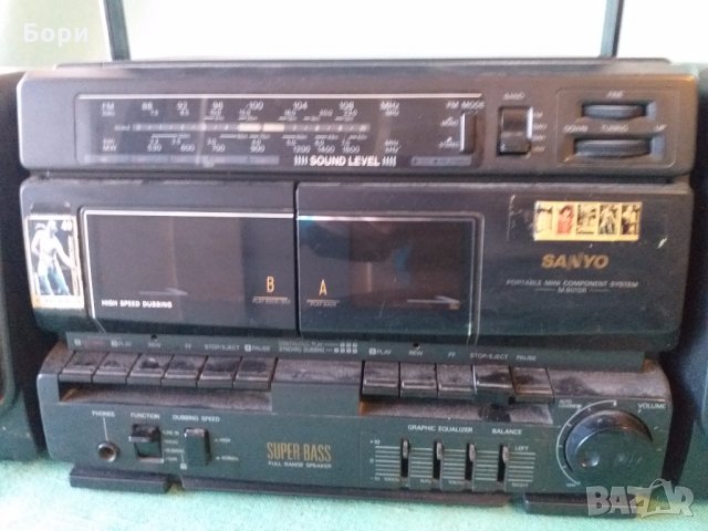 SANYO Радиокасетофон, снимка 4 - Радиокасетофони, транзистори - 31555813