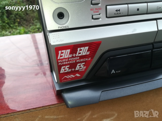 AIWA CX-JN55 ВНОС SWISS 2311251945LCHERY1, снимка 3 - Аудиосистеми - 52515130