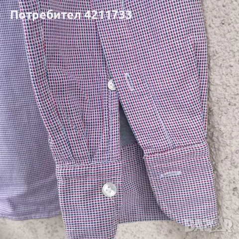 мъжка риза италянска дизайнерска високо качествена BOGGI НОВО, снимка 4 - Ризи - 49092160