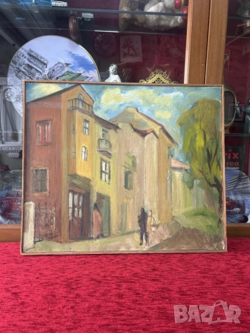 картина Улица в Пловдив 1983