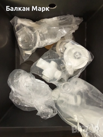 Немска кухненска мивка Respekta Cleveland (100x50 см) – Черна(напръскано)(3), снимка 6 - Мивки - 53975860