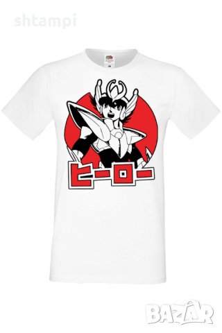 Мъжка тениска Saint Seiya Pegasus ,Анимация,игра,Празник,Повод,, снимка 2 - Тениски - 37951064