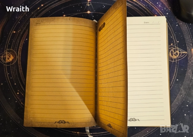 Готически тефтер с твърди корици, снимка 3 - Други - 52826889