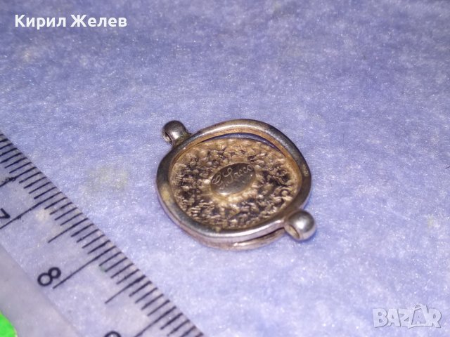 АВТОРСКО СРЕБЪРНО БИЖУ ЕЛЕМЕНТ За ГРИВНА КОЛИЕ РЪЧНО ГРАВИРАНА АПЛИКАЦИЯ ВИСОКА ПРОБА СРЕБРО 35508, снимка 6 - Гривни - 39304141
