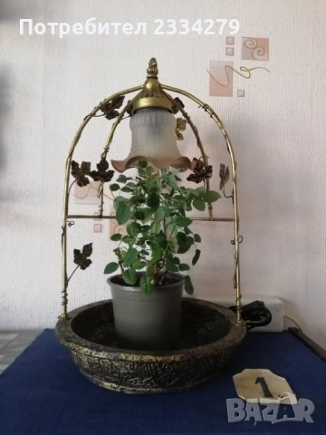 Стари настолни, нощни лампи, различни години. , снимка 5 - Настолни лампи - 52080092