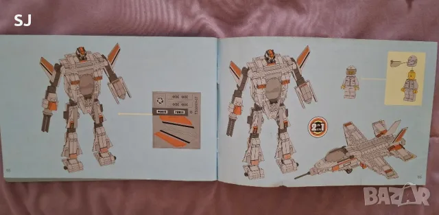 Конструктор тип Лего Transform Warrior, 2 в 1-голям робот и самолет., снимка 6 - Конструктори - 50365740