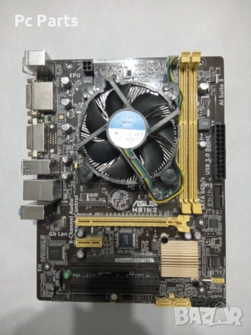 Asus H81M2 + Intel Core I3-4360 и охлаждане