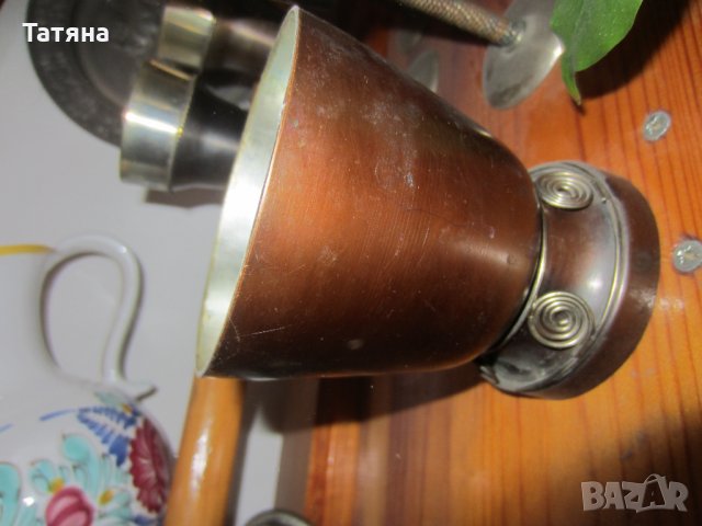 МЕДНИ  СЕРВИЗИ   ЗА КАФЕ С ПОДНОС ;ЧАШИ  ;ДЖЕЗВЕ;ПЕПЕЛНИК; КАНА;КУПА;, снимка 8 - Декорация за дома - 31776571