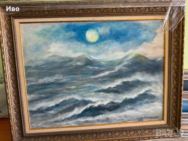 Картини масло върху платно, натюрморт,портрети и пейзажи от Доц д-р Христо Иванов Сапунджиев, снимка 7 - Картини - 50676247