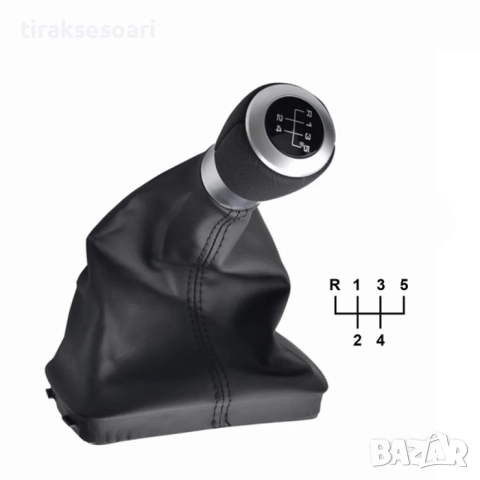 Топка за скоростен лост с маншон за Seat Alhambra – 5 скорости, снимка 3 - Аксесоари и консумативи - 52618431