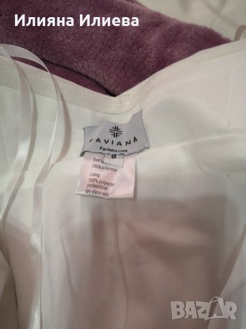 Дълга бяла рокля, снимка 3 - Рокли - 31699429