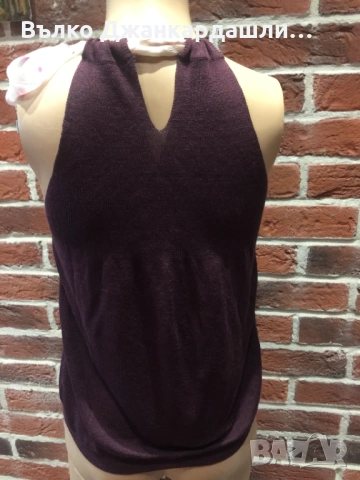 Дамски топ в бордо Hugo Boss, снимка 3 - Корсети, бюстиета, топове - 53120730