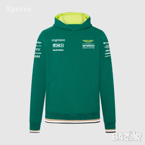 Aston Martin x Hugo Boss F1 Team - Оригинален мъжки суитшърт р-р 2XL