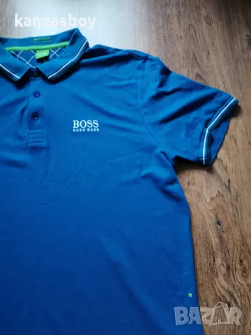 hugo boss green - страхотна мъжка тениска XL, снимка 3 - Тениски - 49799914