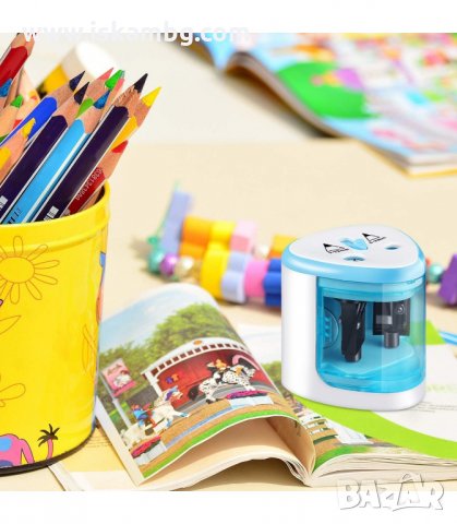 ЕЛЕКТРИЧЕСКА ОСТРИЛКА С ДВА ОТВОРА, ЗА МОЛИВИ 6 - 8 ММ. И 9 -12 ММ. - код  8004, снимка 4 - Ученически пособия, канцеларски материали - 33897906