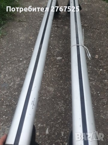 ОРИГИНАЛЕН АЛУМИНИЕВ БАГАЖНИК НАПРЕЧНИ ГРЕДИ ЗА МЕРЦЕДЕС А КЛАСА MERCEDES W168, снимка 2 - Аксесоари и консумативи - 42344194