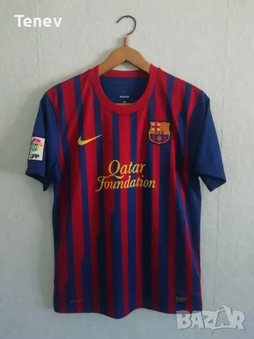 Barcelona Puyol Nike 2011-2012 оригинална тениска фланелка Барселона Пуйол екип , снимка 2 - Тениски - 50078745