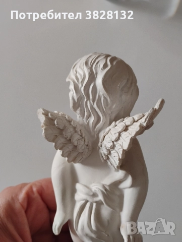 Статуетка ангелче, полирезин. , снимка 6 - Статуетки - 51455926