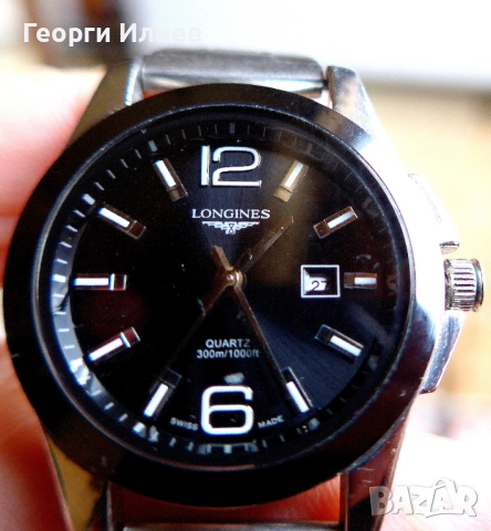 Чисто- LONGINES, снимка 3 - Мъжки - 52453294