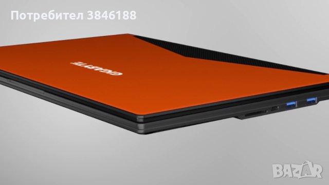 Gigabyte Aero15-DE025O orange, Core i7-7700HQ 16GB RAM, 512GB SSD, снимка 1