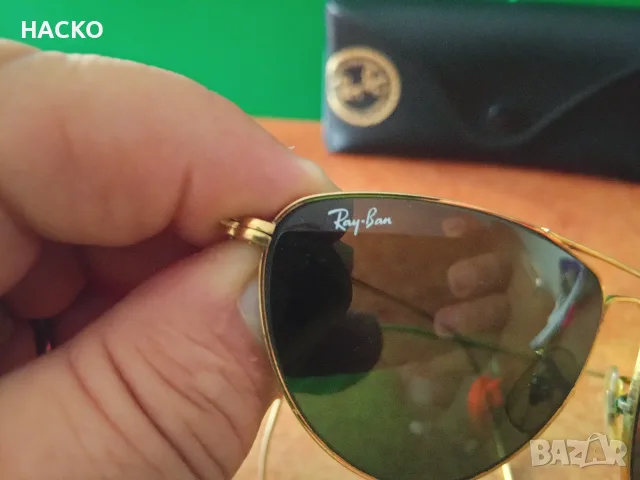 Ретро Слънчеви Очила Ray-Ban 100% Оригинални Внос от Англия, снимка 3 - Слънчеви и диоптрични очила - 55741796