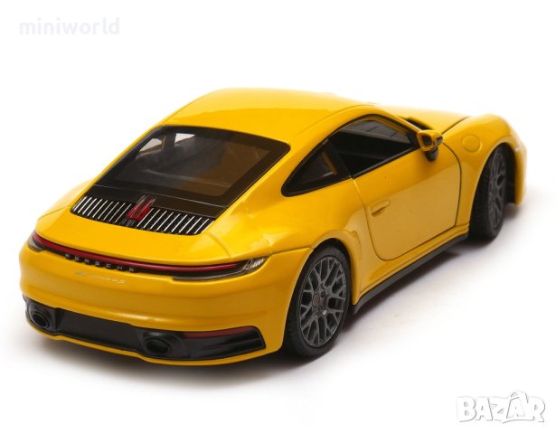 Porsche 911 Carrera 4S -  мащаб 1:24 на Welly моделът е нов в кутия, снимка 4 - Колекции - 42703920
