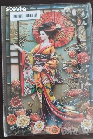Нова табела - японска гейша, снимка 3 - Пана - 51431678