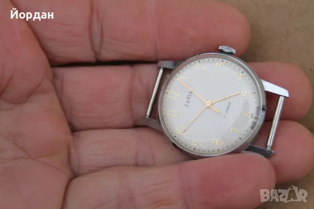 СССР мъжки часовник ''Заря'', снимка 9 - Мъжки - 49895415