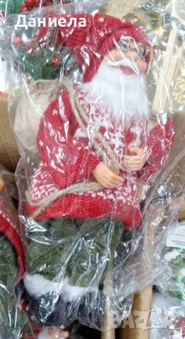 Празнична фигура Дядо Коледа – Идеална украса за дома и подарък, снимка 4 - Декорация за дома - 52570777