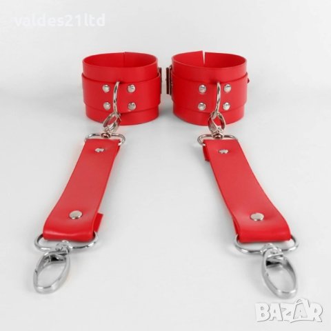 Кожени белезници в стил BDSM, снимка 5 - Други - 35177374