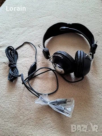 Стерео слушалки с микрофон-нови, снимка 2 - Слушалки и портативни колонки - 48624473