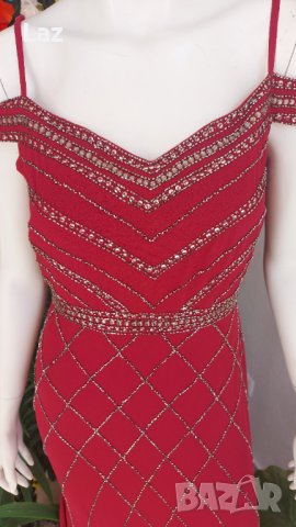 бална луксозна абитуриентска официална рокля бордо, снимка 9 - Рокли - 35954015