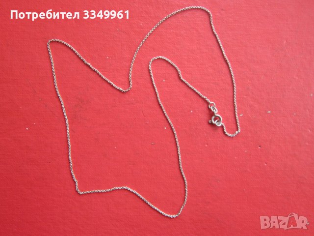 Страхотно  сребърно колие верижка 835 проба 5, снимка 2 - Колиета, медальони, синджири - 36700733