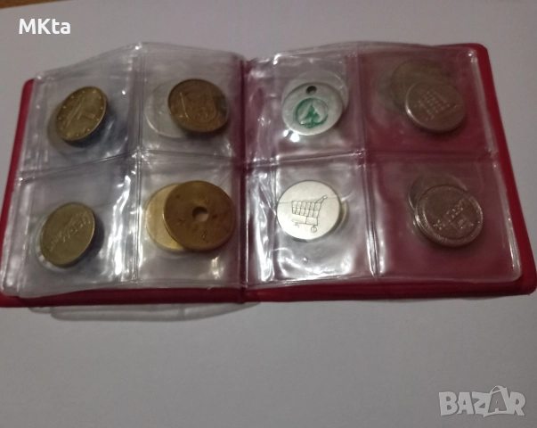 Класьор с жетони, снимка 6 - Нумизматика и бонистика - 52689544