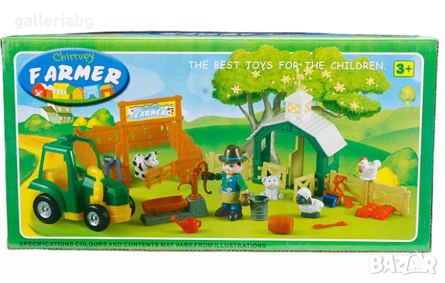 Комплект ферма с фигурка и аксесоари , снимка 2 - Коли, камиони, мотори, писти - 40098833