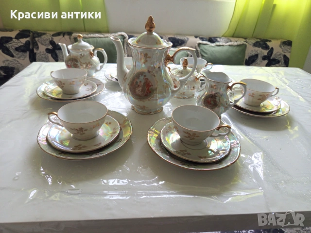 Порцелан, фин костен сервиз"Мадона", снимка 4 - Други ценни предмети - 53270637