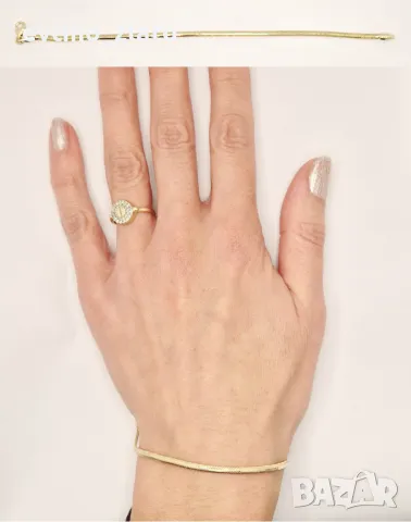 Дамски златни гривни , снимка 5 - Гривни - 46836641