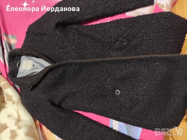 черно палто, снимка 3 - Палта, манта - 52065540