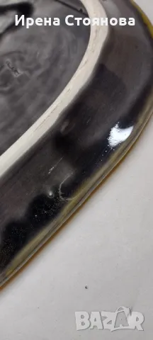 Винтидж керамично плато за сервиране или декорация Vallauris, Франция, около 1960-1960 г., снимка 7 - Чинии - 48079415