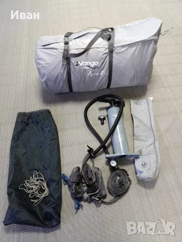 УНИВЕРСАЛЕН НАДУВАЕМ ФОРСЕЛТ AIR VANGO KELA ТАLL. ЗА КЕМПЕР ИЛИ КАРАВАНА.РАЗМЕРИ 370 x 310см, снимка 4 - Палатки - 49708731