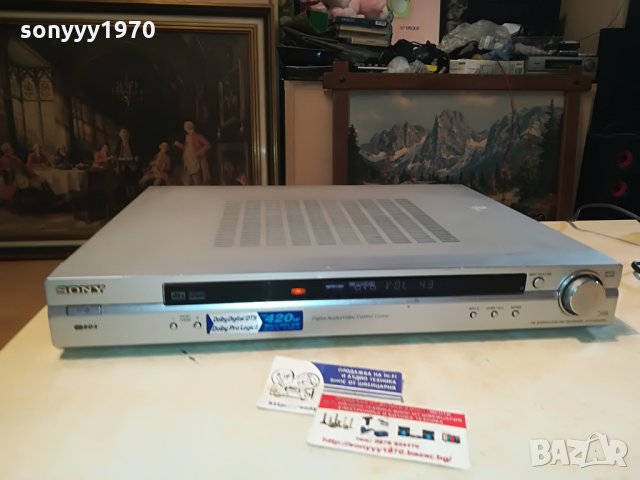 sony str-ksl500 receiver-внос германия 0508212020, снимка 8 - Ресийвъри, усилватели, смесителни пултове - 33735547