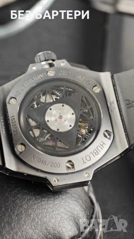 Hublot Sang Bleu II Chronograph Black Magic Ceramic Механичен часовник, снимка 6 - Мъжки - 51472076