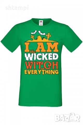 Мъжка тениска I'm The Wicked Witch Of Everything 1,Halloween,Хелоуин,Празник,Забавление,Изненада,, снимка 7 - Тениски - 38123936
