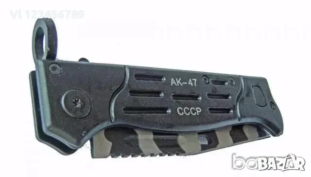 Сгъваем армейски нож-щик ( AK-47 Калашников СССР) -3 размера, снимка 6 - Ножове - 50495858