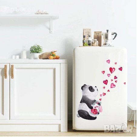 Стикер за стена с панда, снимка 2 - Декорация за дома - 30756018
