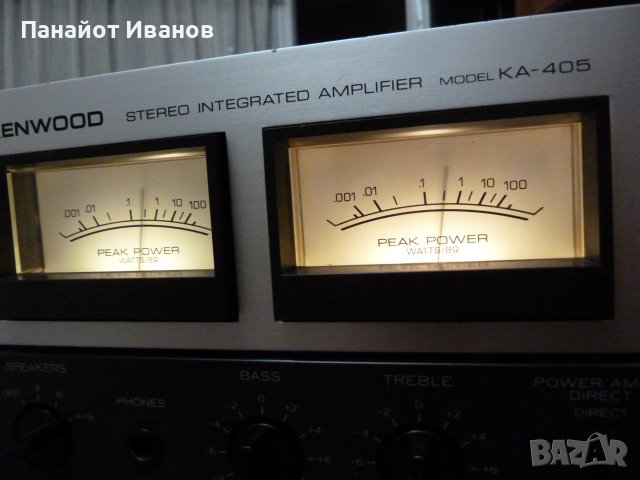 Стерео усилвател Kenwood KA-405, снимка 2 - Ресийвъри, усилватели, смесителни пултове - 40806933