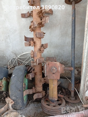 Вал и редуктор за силажна машина ,тип КИР