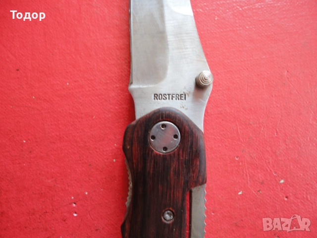 Немски джобен нож 9, снимка 5 - Ножове - 52673392