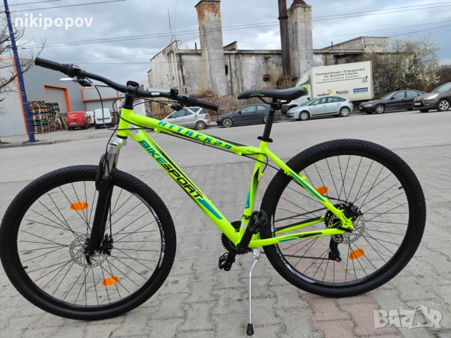 SPRINT Алуминиев велосипед 29" Bikesport ATTACK жълт, снимка 8 - Велосипеди - 53918373